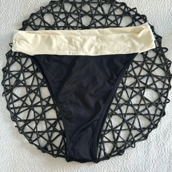 LSPACE Lola Bitsy High-Waisted Bikini Bottoms, Size Medium, $99 - Image 7