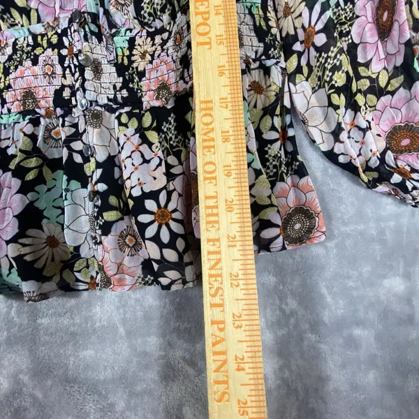 Anthropologie Maeve Small Top Blouse Flounced Multi 70's Peasant‎ Prairie Boho - Image 11