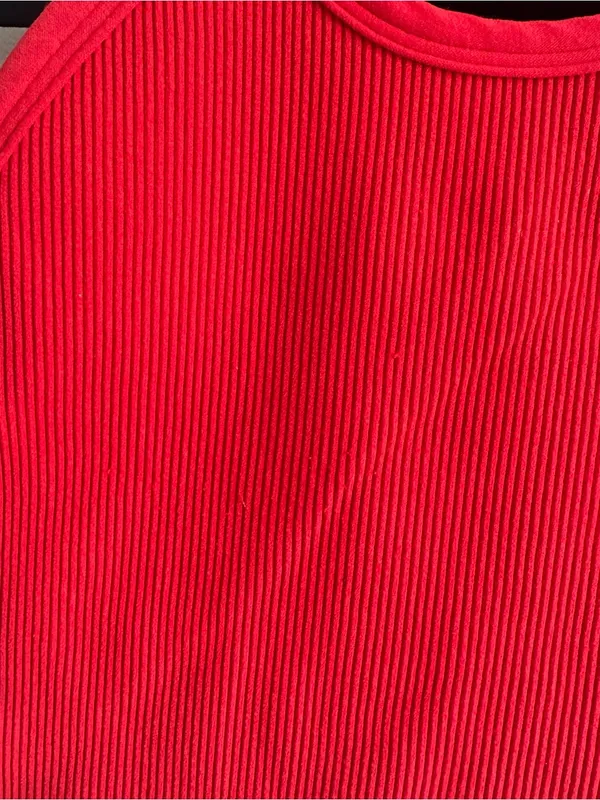 Free People Movement Happiness Runs Tank in Red - Image 4