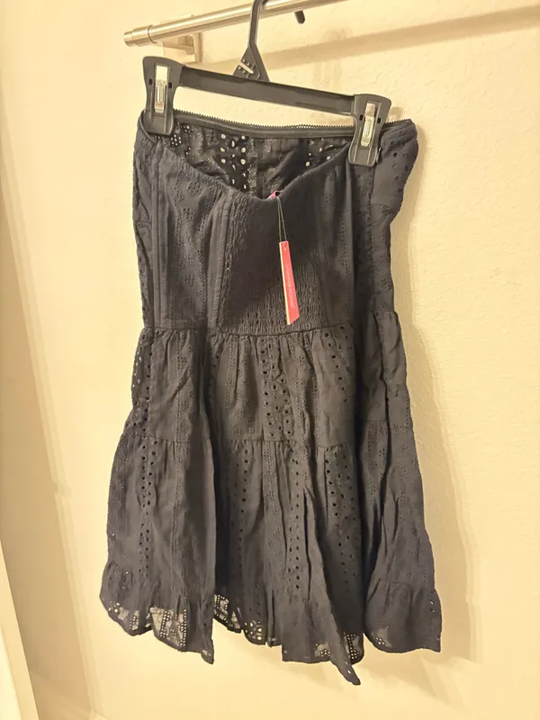 Edikted Black Mini Dress - Image 3