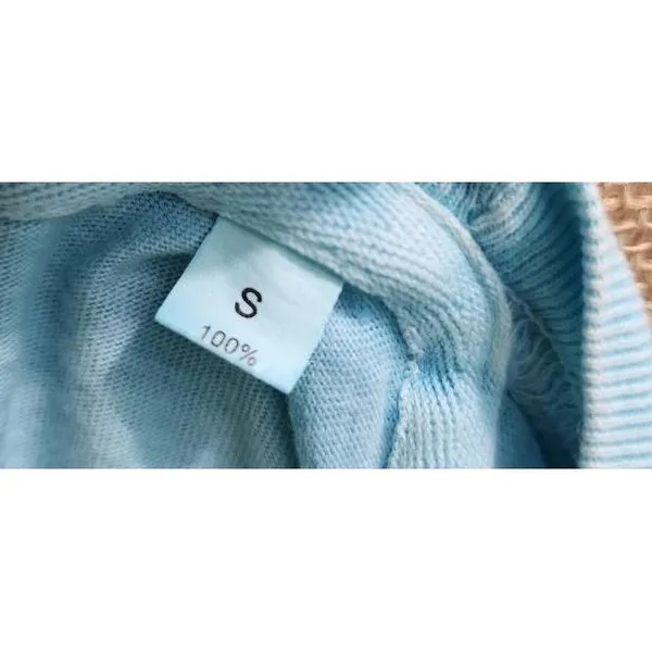 Southern Fried Cotton TShirt Womens Size Small Light Blue Casual Coastal‎ - Image 7