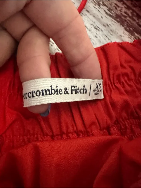 Abercrombie & Fitch Women’s Red Square-Neck Mini Dress - Image 4