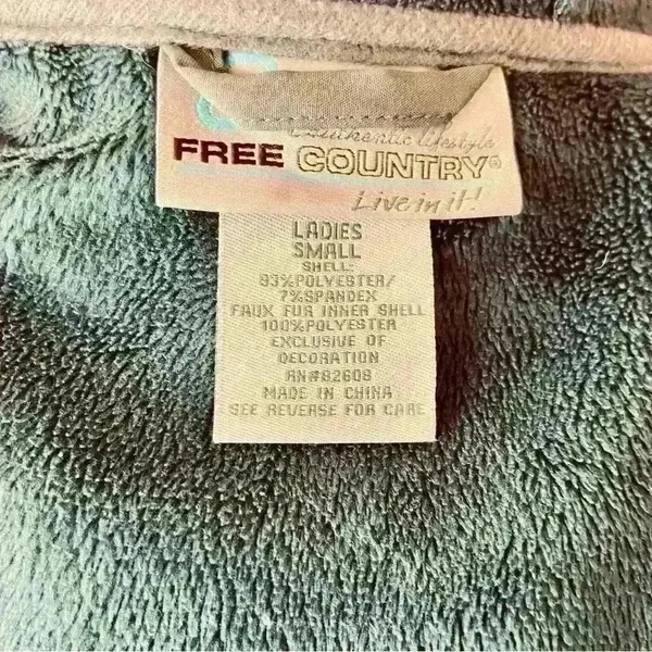Free Country Teal Utility Jacket - Image 3
