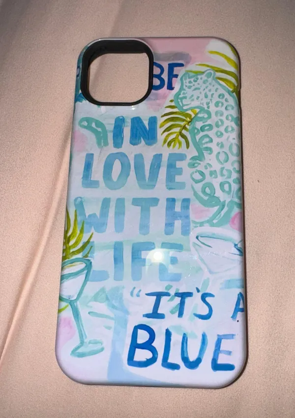 iPhone 15 Plus Case Blue - Image 2