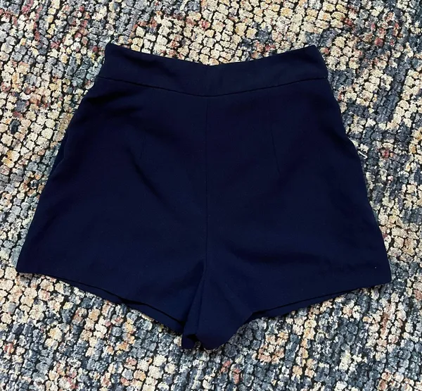 Asymmetrical Navy Skort - Image 4