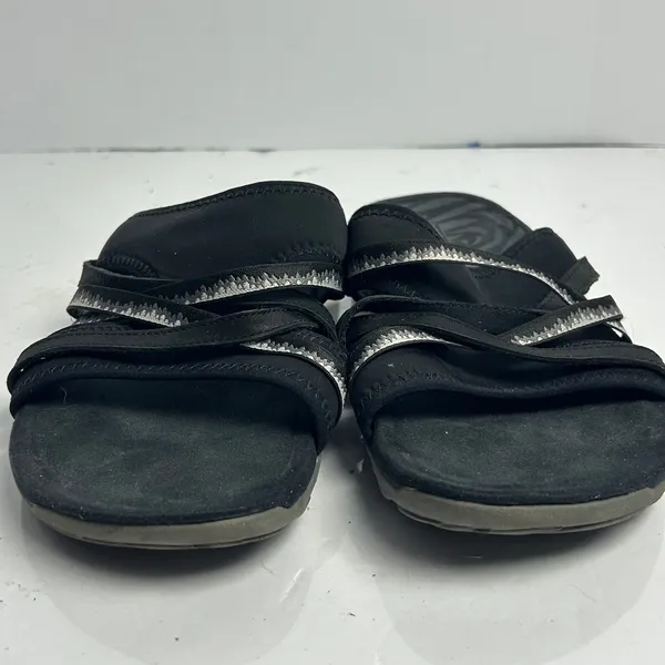 Merrell Womens Black Strappy Slide Sandals Comfort Walking Size 10 - Image 9