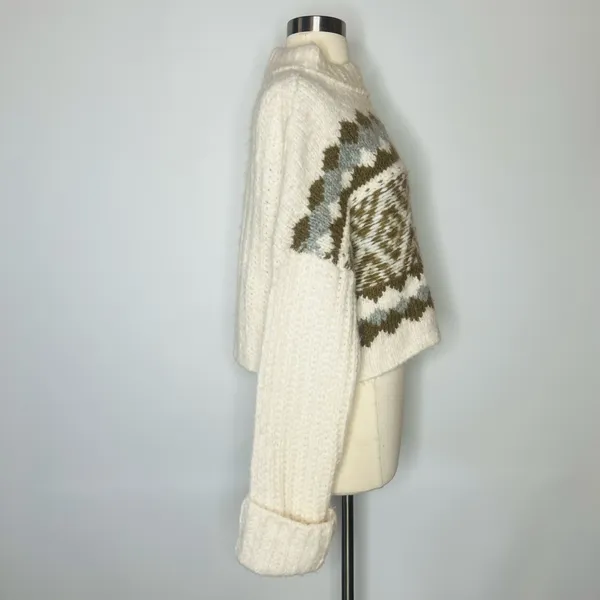 Free People Chunky Knit Sweater - Image 6
