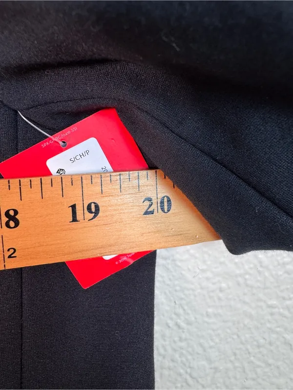Spanx Black The Perfect Collarless Blazer Jacket Womens S Preppy Academia Classi - Image 4