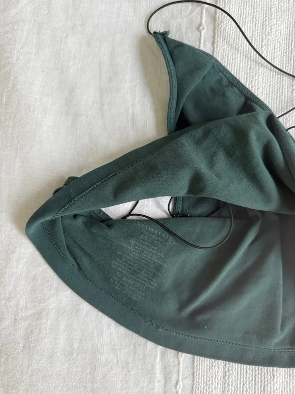 Intimately Free People dark forest green strappy back bralette tank - Image 3