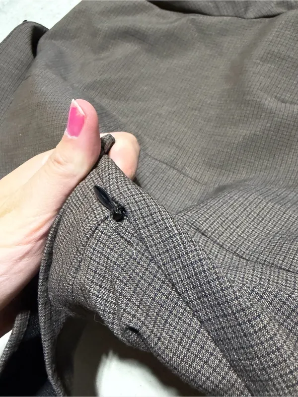 Zara Brown Short-Sleeve Collared Sheath Dress XS - Image 8