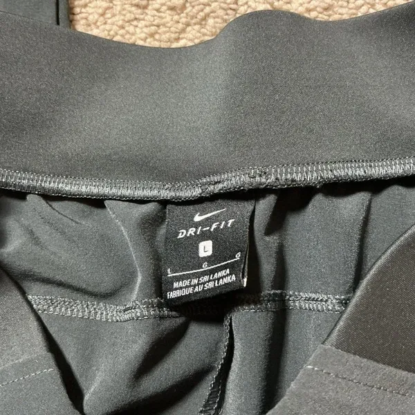 Nike Bliss Victory Dri-FIT Women's Athletic‎ Pants Size L Gray Joggers Workout - Image 2