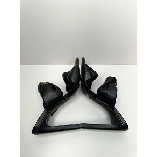 ABOUND Rainey Knotted Heeled Sandal in Black Size 5.5 Square Open Toe Heels‎ - Image 7