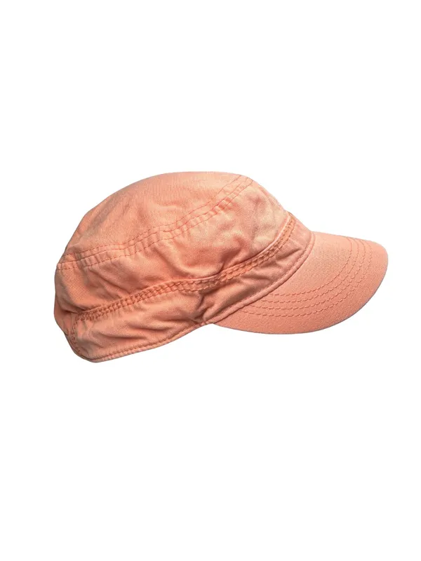 Life Is Good Peach Hat Embroidered Logo elastic back casual Y2K style o/s - Image 2