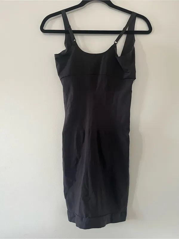 Spanx Black Shaping Slip Mini Dress XL Adjustable Straps Loungewear Lingerie - Image 5