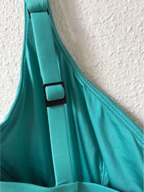 Cuup The Scoop One Piece Swimsuit Tide Size 7 or 30F / 32E Coastal Vacation - Image 3