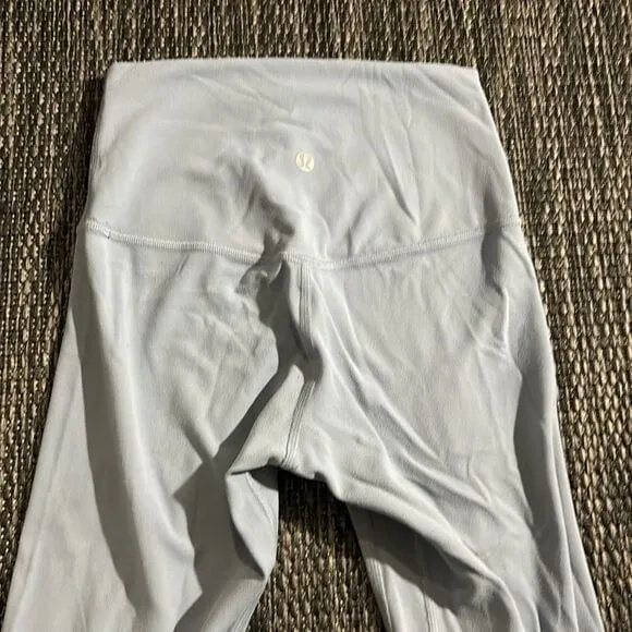 Lululemon Align Legging Crop *21" Nulu Lightweight Chambray Size 2 - Image 3