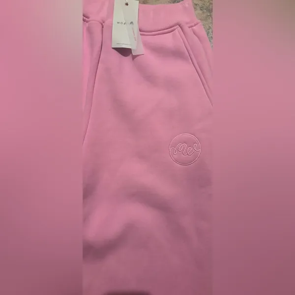 NWT Malbon Golf Martina PINK Sweatpants Joggers Ladies size S Lounge tennis - Image 3