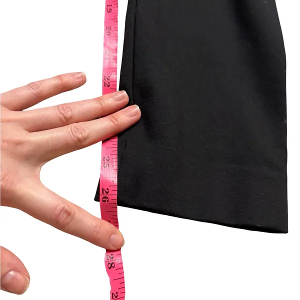 👖✨ Quince Ultra-Stretch‎ Ponte Mariner Pants XS Black Straight Leg ✨👖 - Image 6