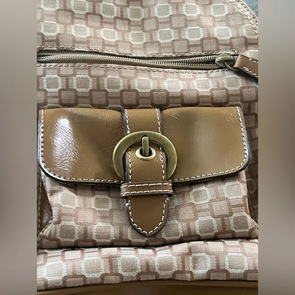 Nine West Y2k vintage Brown  mini  backpack - Image 2