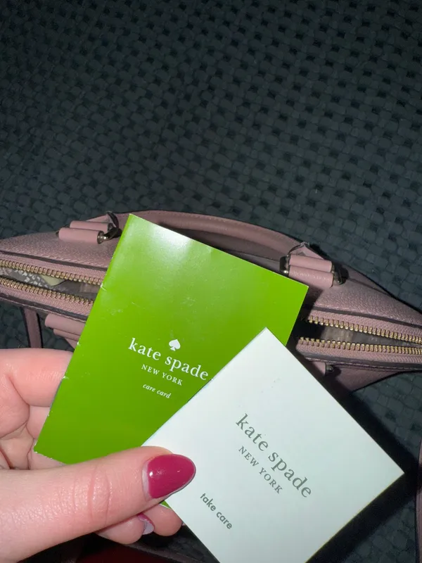 Kate Spade Pink Purse Leather - Image 6