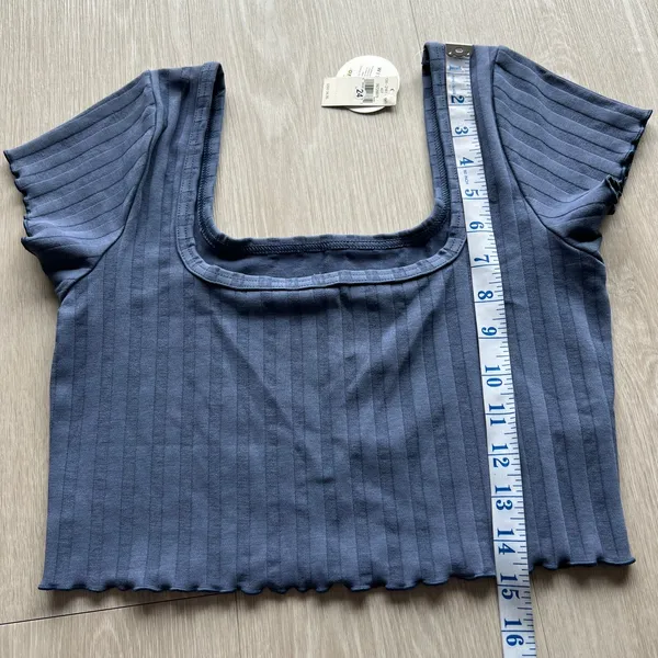 Offline By Aerie Crop Top Medium Blue - Image 6