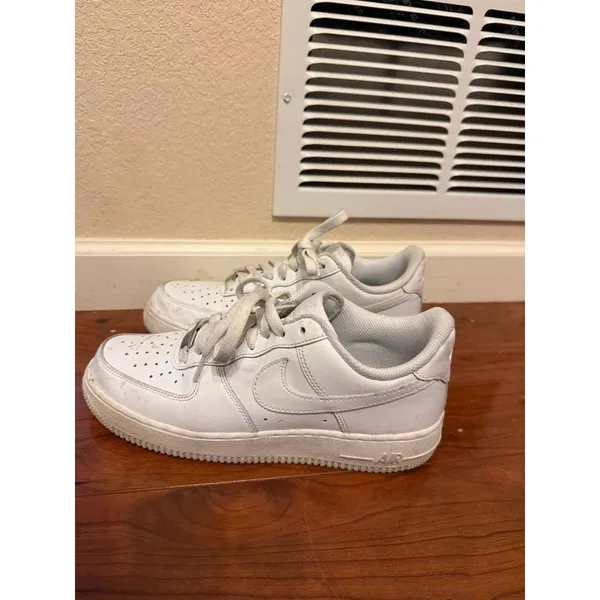 Nike Air Force 1 Triple White Sneakers Women’s 10 - Image 2