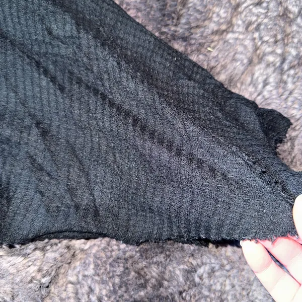 We The Free Black Textured Knit Top - Image 7
