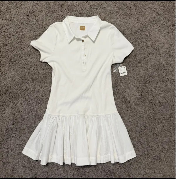 Free People Classic Charm Mini Dress - Image 5