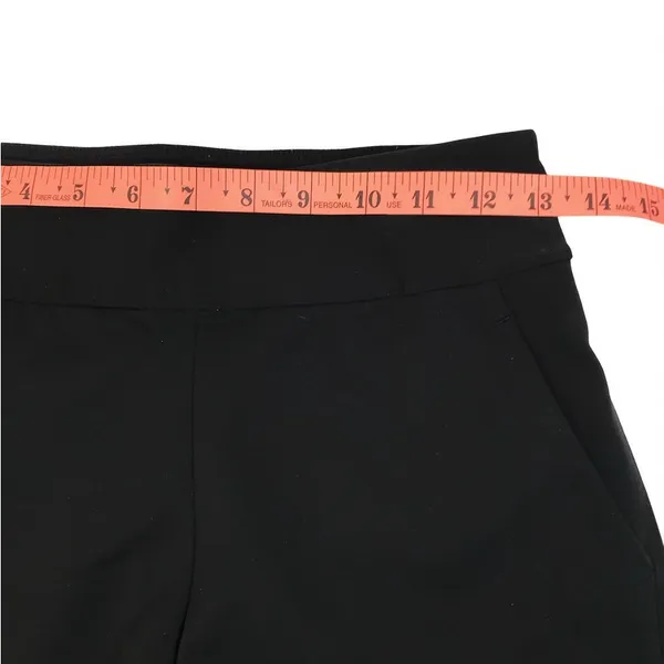 LULULEMON Shaped Away From The Body Solid Short 3" Women Sz 4 Black Athletic - Image 13