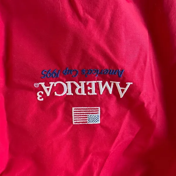 vintage Columbia 1995 Women's Team Americas Cup Reversible Vest Sailing Nautical - Image 4