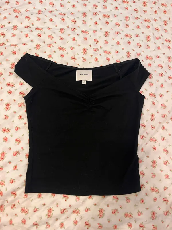 Reformation Top Black - Image 2