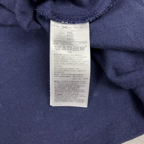 Old Navy Tank Top Womens XXL Blue Scoop Neck Sleeveless Polka Dot Tie Front - Image 8