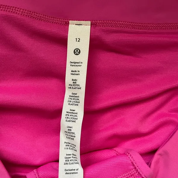 NWT Lululemon Speed Up Shorts LR 2.5” Lined Sonic Pink Size 12 - Image 11
