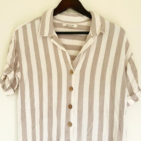 RIP CURL Ashore Striped Short Sleeve Shirt - Image 5