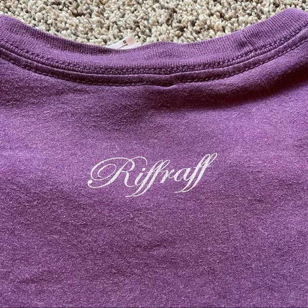 American Apparel Riffraff Purple Louisiana State Love Short Sleeve Tee Small - Image 5