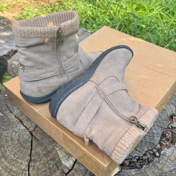 JBU Women's Westwood Waterproof Harness Slouchy Booties Taupe size 10 - Image 7