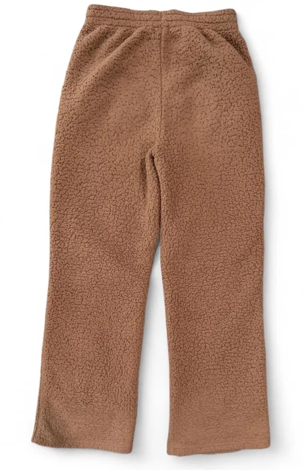 SKIMS Teddy Sherpa Wide Leg Lounge Track Pants Medium - Image 3