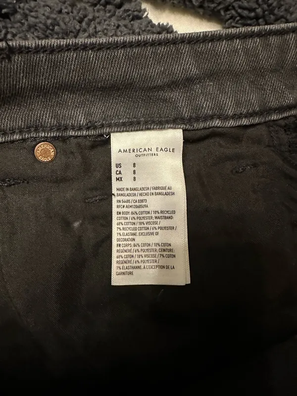 American Eagle Highest Rise Baggy Shorts 8 - Image 3