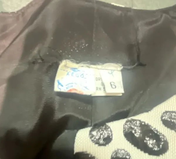 AGB Black Velvet and Animal Print Dress size 8 with Matching Bolero Jacket Size - Image 14