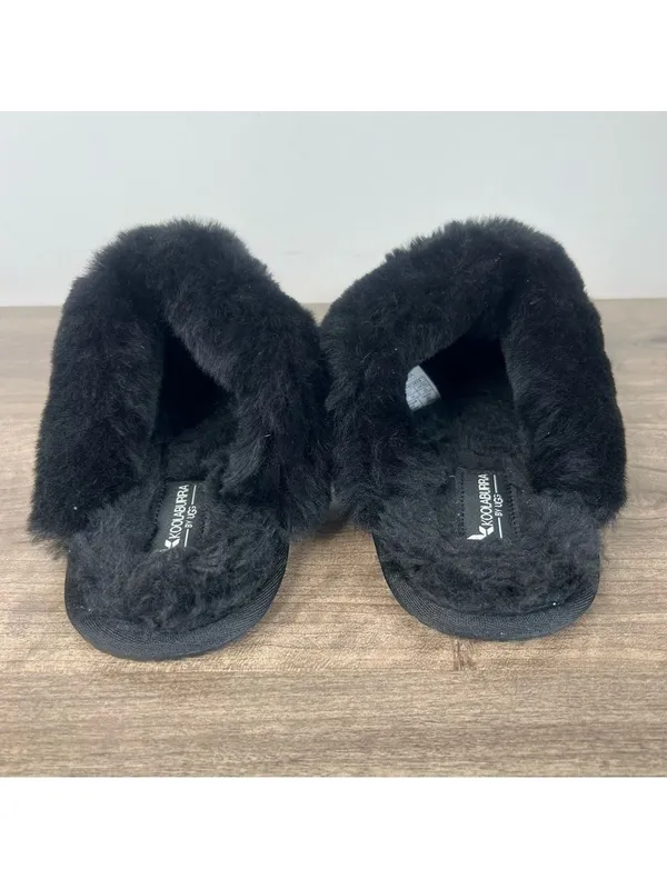 Koolaburra by Ugg Milo Women's Black Slipper Size 11 #B1527 - Image 5