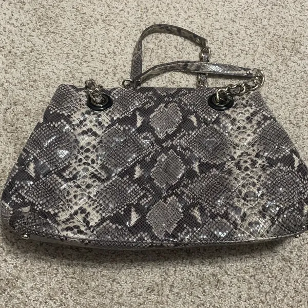 Kate Spade Maryanne Snakeskin Purse Shoulder Bag Quilted Preppy Y2K Glam - Image 3