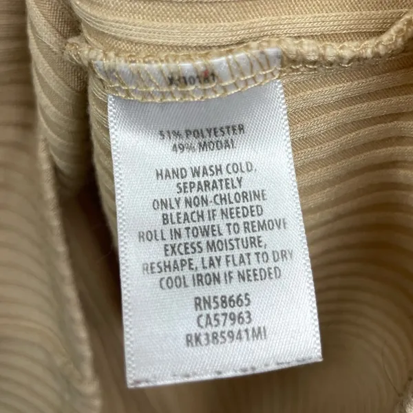 Urban‎ Outfitters Nude Tan Mia Ribbed Knit Bodycon Mini Dress - Image 4