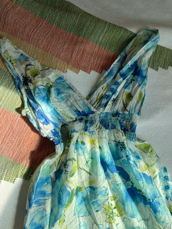 Summer Y2k Peasant Milkmaid Dress - Image 2