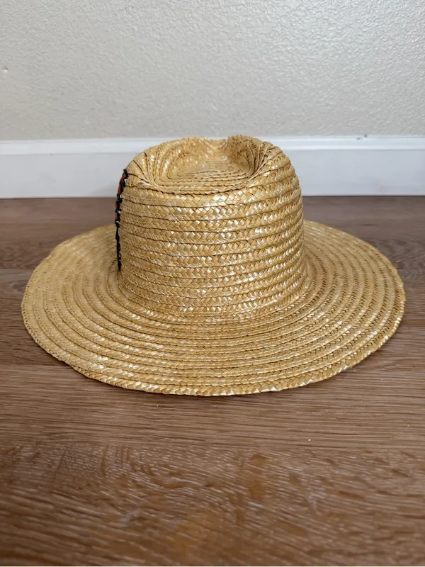 San Diego Hat Embroidered Butterfly Straw Women's Hat, OS - Image 6
