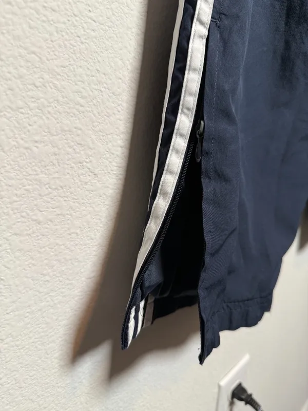 Women adidas Nylon Blue Track Pants - Image 4