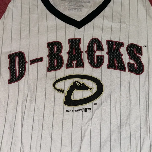 ARIZONA DIAMONDBACKS BASEBALL PIN STRIPE TEE - Image 3