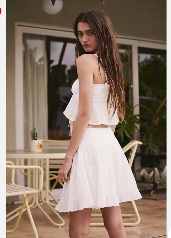 Free People White Skirt Set - Image 2