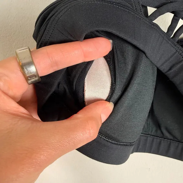 Lululemon Free To Be Wild Sports Bra Black Strappy Yoga Gym Size 8 - Image 5