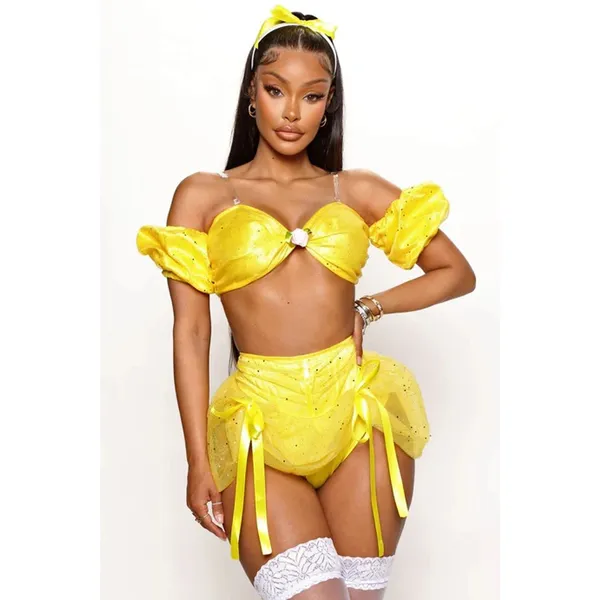 Leg Avenue NEW Sexy Belle Beauty and the Beast Fairy Tale Beauty Costume Size XS - Image 3