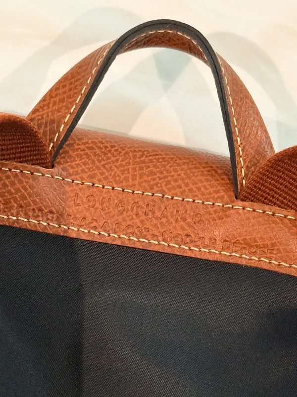 Classic Longchamp Mini Le pliage nylon backpack - Image 4